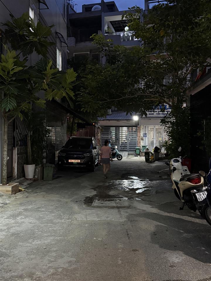 Hẻm xe hơi 6m vào nhàđẹp o ngay54m2ngang 5,7m5tầng4pnnguyễn thái sơn p5 gvchỉ 8tỷ4 tl