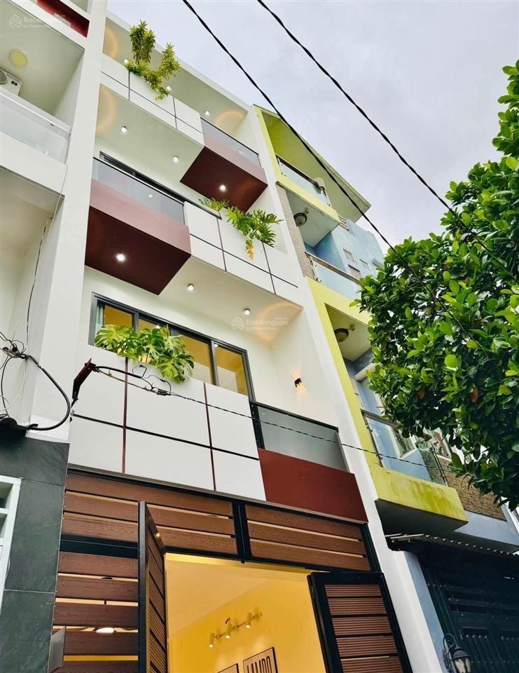 Hẻm xe hơi vào nhàmới đẹp ở ngay60m24tầng7pnquang trung p.an hội tâychỉ 7,95tỷ tl