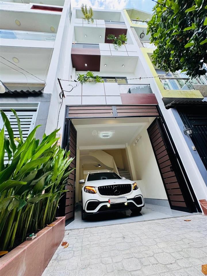 Hẻm xe hơi vào nhàmới đẹp ở ngay60m24tầng7pnquang trung p.an hội tâychỉ 7,95tỷ tl