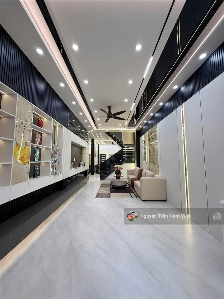 Bán nhà lý phục man quận7 cạnh metro ngan 4.5m dài 16m nhà 3 tầng 4 phòng nội thất mới chỉ 6.9tỷ tl