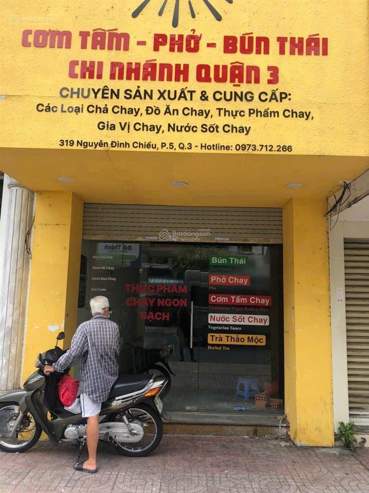 Cho thuê nhà mặt tiền nguyễn đình chiểu q3  40m2  5 tầng  tiện kinh doanh các ngành nghề