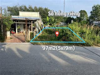 Đất đường bà thiên, xã nhuận đức, củ chi, diện tích 97m2 giá 750tr, gần ủy ban  sổ hồng riêng