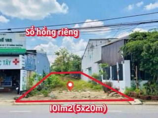 Bán đất 101m² giá 1ty2 đường hồ văn tắng gần bv xuyên á, chợ tân phú trung củ chi, sổ hồng