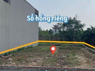 Bán gấp lô đất 90m2 giá 1ty2 đường cây da xã tân phú trung, củ chi gần trường học  sổ hồng riêng