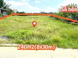 Bán gấp lô đất 240m2 giá 1ty4 đường cây da xã tân phú trung, củ chi gần trường học  sổ hồng riêng