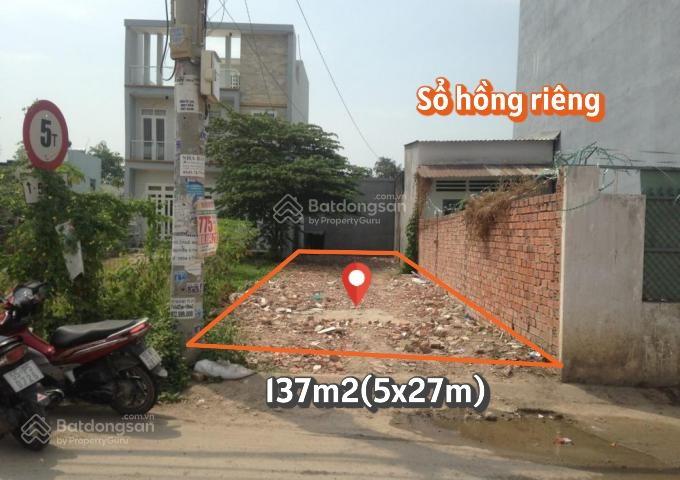 Bán gấp lô đất 137m2 giá 1,2 tỷ đường cây da xã tân phú trung, củ chi gần trường học sổ hồng riêng