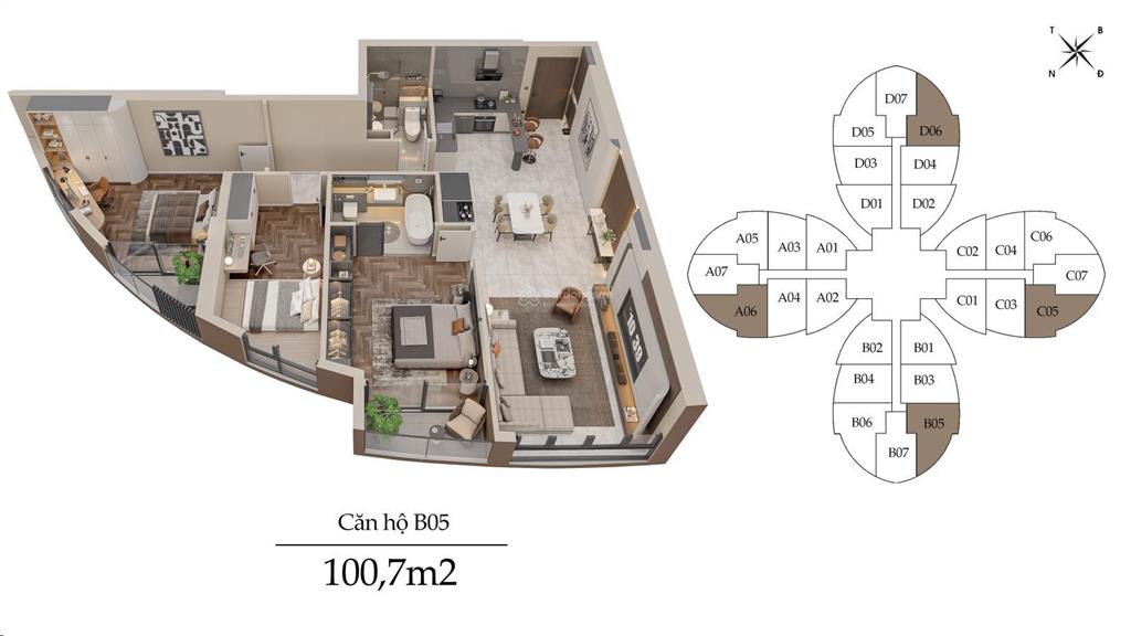 Quỹ căn chuyển nhượng có 1 0 2  the queen 360 giải phóng  giá bán bao rẻ  2pn căn 76m2 7,3 tỷ