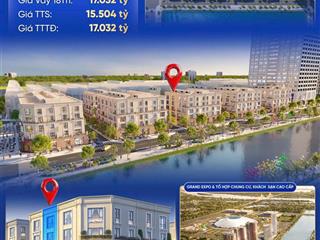 Shophouse kinh doanh 2 mặt tiền lớn tại vinhomes  cổ loa có hầm để xe