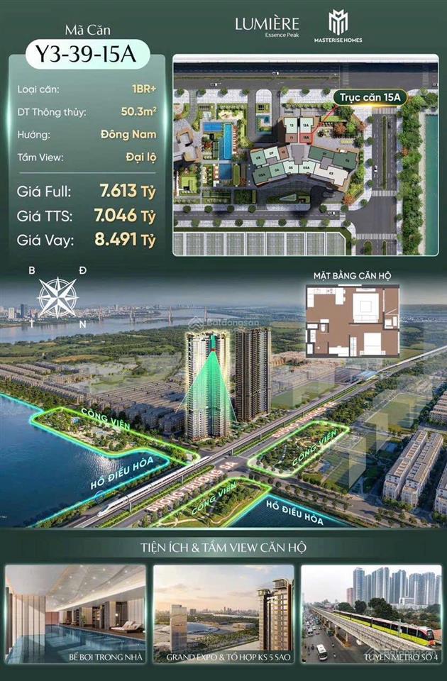 1n chung cư mas cổ loa hướng đn view hồ