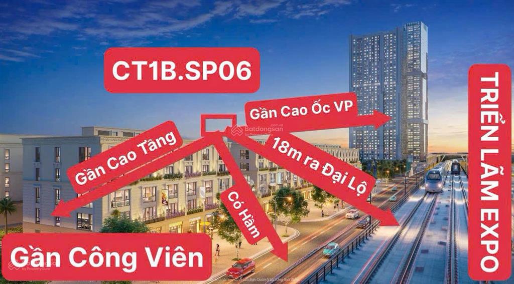 Căn 90m2 có hầm mt 6m đối diện expo tại vin cổ loa, chỉ cần 4 tỷ vay 0%/24 tháng, lsnh 0  6%/5 năm
