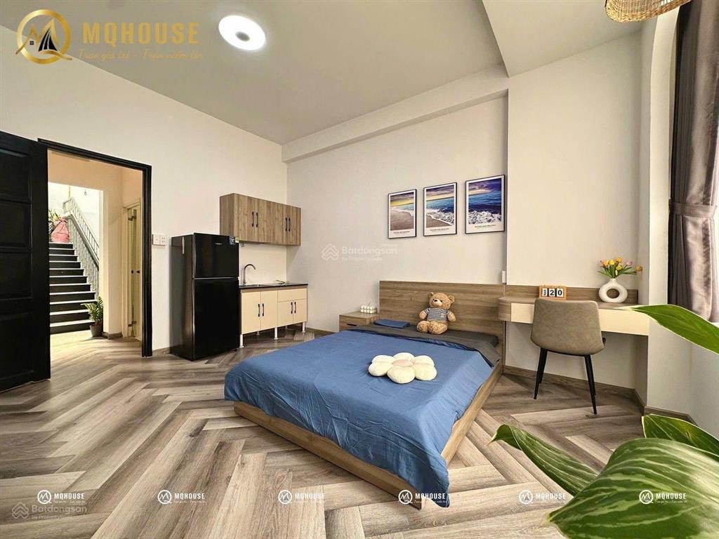 Cho thuê studio giá tốthoàng hoa thámsẵn nội thấtcửa sổ trờingay khu k300