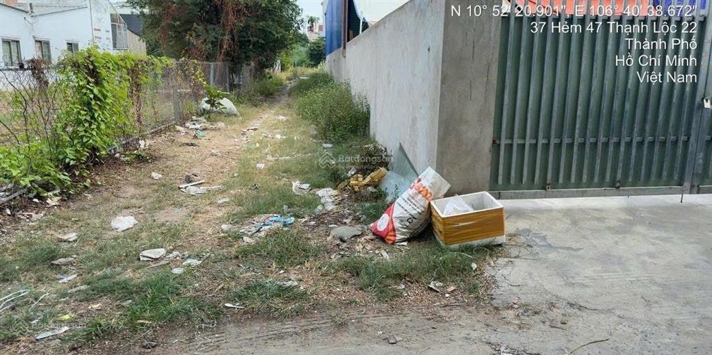 Bidv thanh lý quyền sử dụng đất diện tích 843,1m2 mặt tiền phường an phú đông, tp. hcm