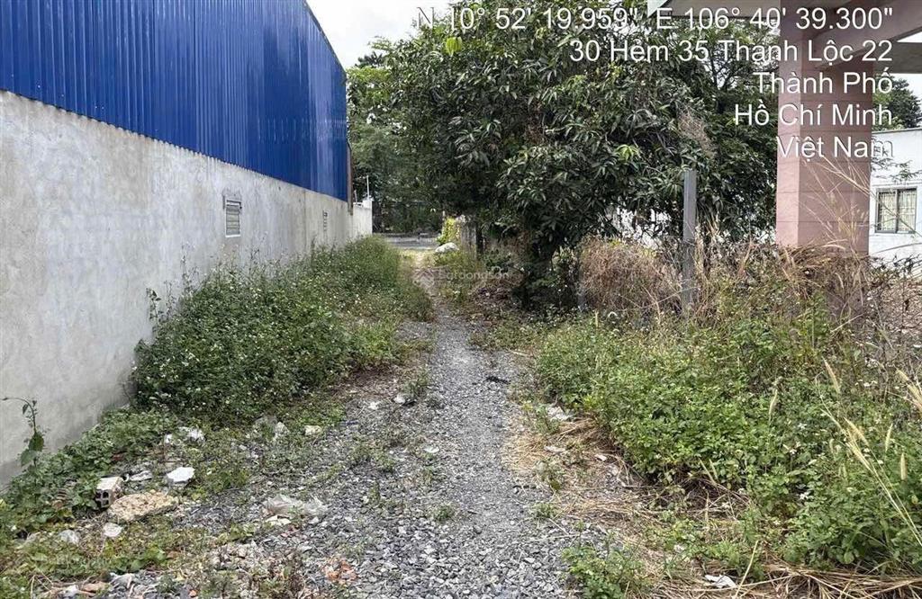 Bidv thanh lý quyền sử dụng đất diện tích 843,1m2 mặt tiền phường an phú đông, tp. hcm