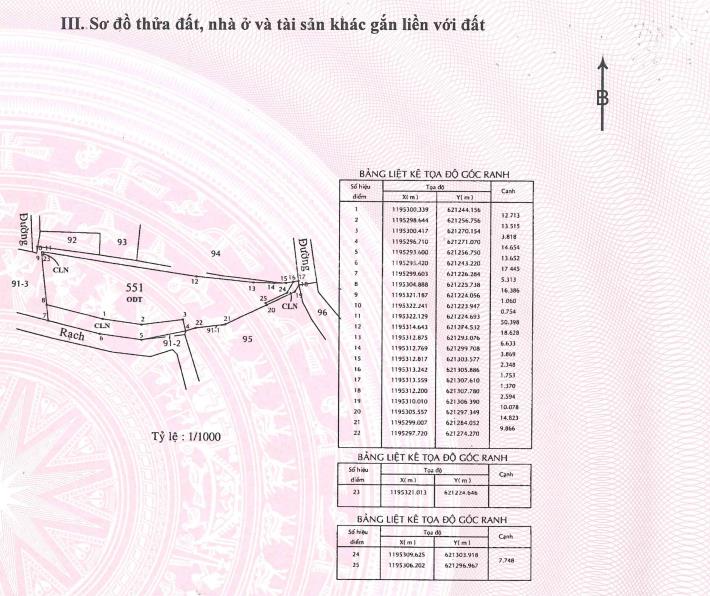 Bidv thanh lý quyền sử dụng đất diện tích 1447,0m² phường long phước, tp. hcm