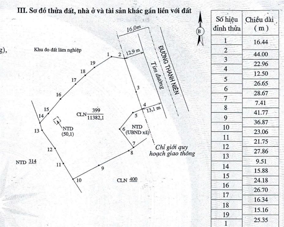 Bidv thanh lý quyền sử dụng đất diện tích 11382,1m² tại thôn an trân, xã thăng trường, đà nẵng