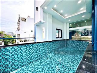 Siêu phẩm mt trần hữu trang phú nhuận 4 tầng sẵn hầm xe hơi, thang máy, hồ bơi riêng. 16,5 tỷ