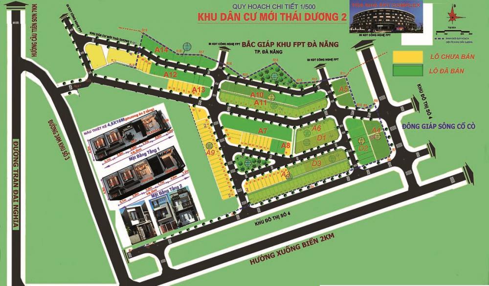 Đất đường 5m5, ngang 7m, 77m2. sát làng fpt 500m