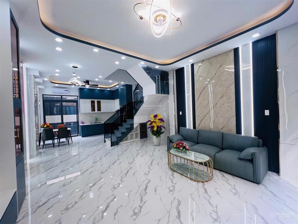 Nhà 4 tầng  ngang 5m  hẻm xe hơi  dương cát lợi  nhỉnh 8 tỉ
