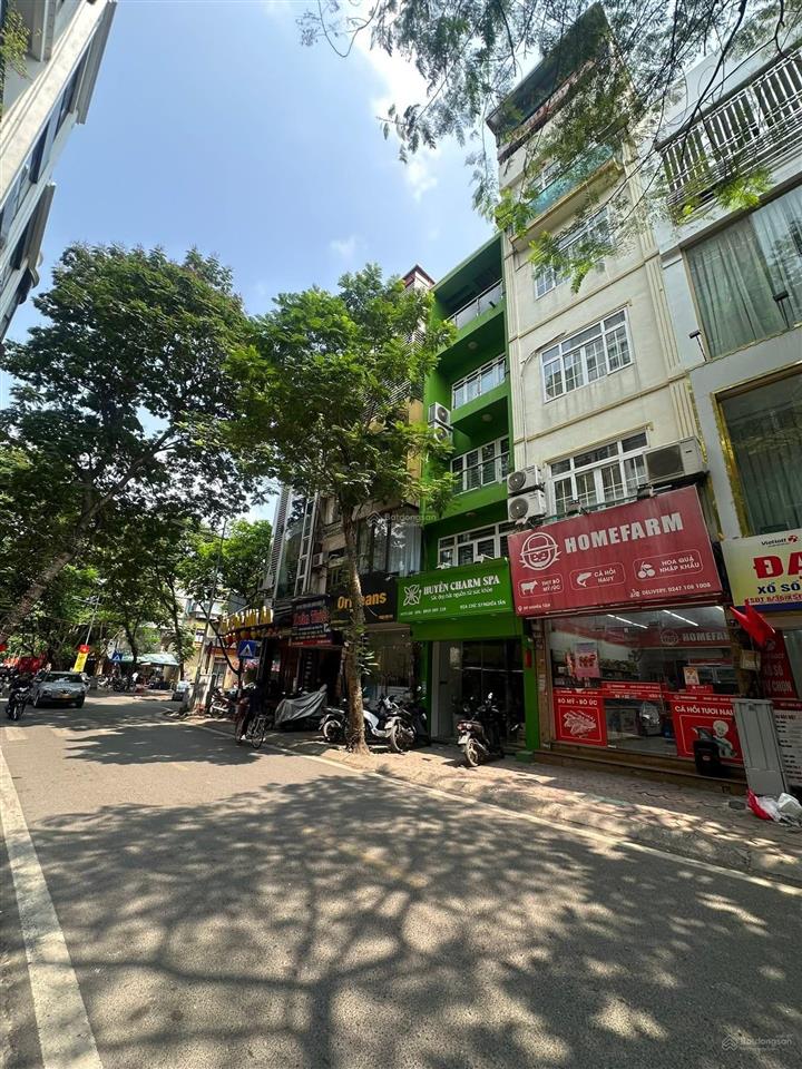 Bán nhà mặt phố nghĩa tân cầu giấy, ngã tư kinh doanh đắc địa, 55m 4 tầng. sổ đỏ sẵn. 22,5 tỷ có tl