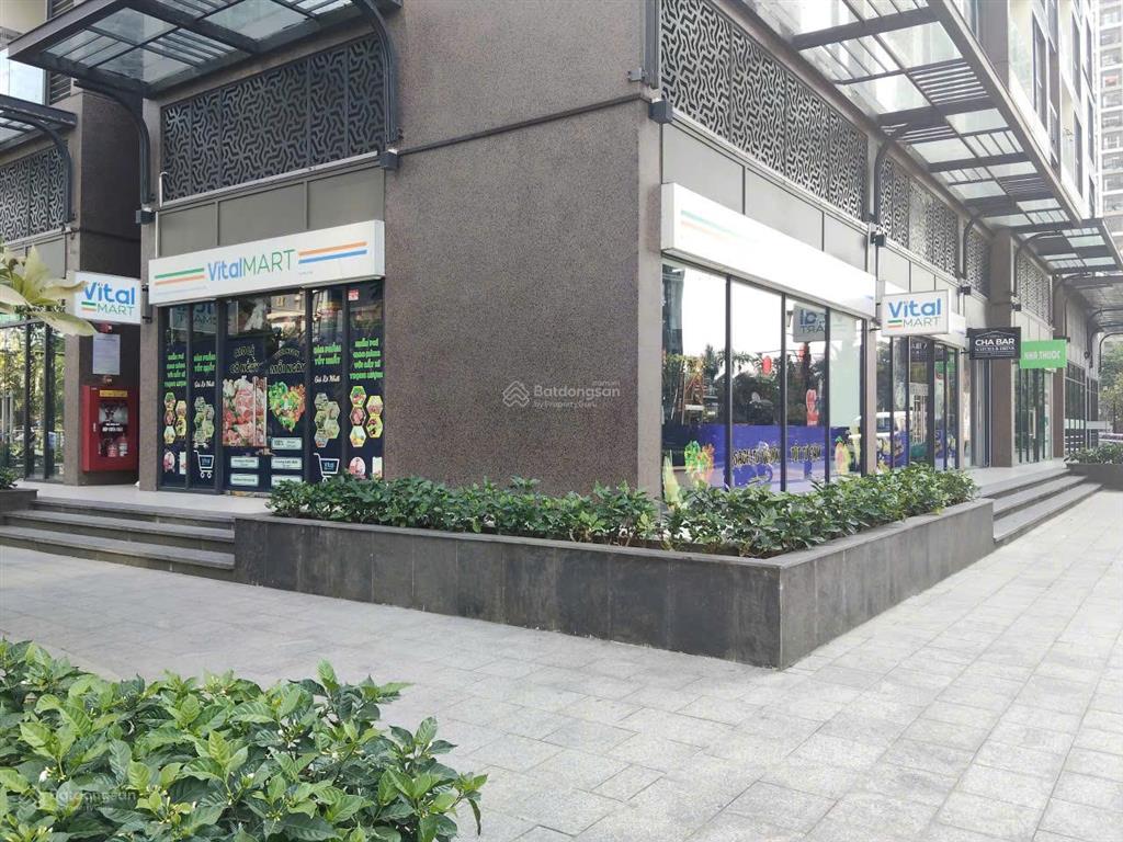 Thuê shop chân đế khu đô thị vinhomes smart city 150000 cư dân diện tích 57,6m2 giá thuê 40 triệu