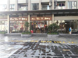 Thuê shop chân đế khu đô thị vinhomes smart city 150000 cư dân diện tích 57,6m2 giá thuê 40 triệu