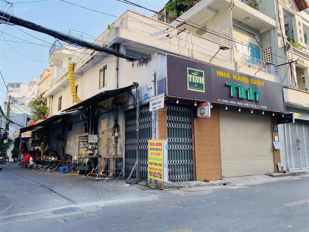 Góc 2 mặt tiền số 17 công chúa ngọc hân,phường 13, quận 11. dt 6.1 x13m.