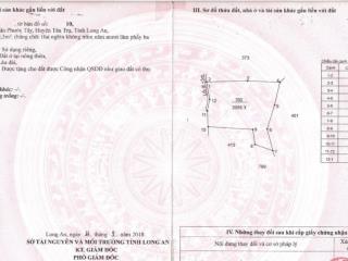 Bán đất xã tân phước tây, huyện tân trụ, tỉnh long an
