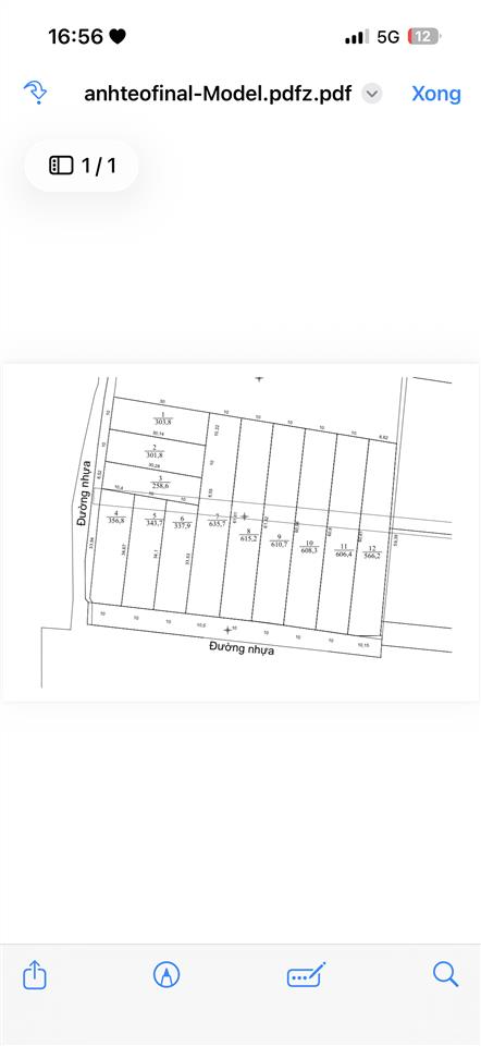Bán đất 500m2 tại phước tân, xuyên mộc, 1,8 tỷ