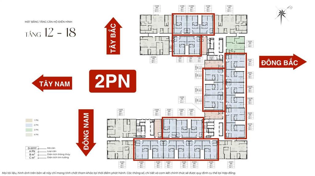 D’. diamant bleu căn 2pn 69,9m2 | 2wc | layout thoáng | sở hữu lâu dài
