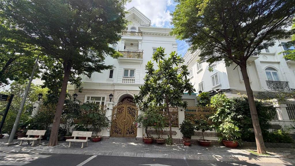 Villa góc 2mt phan văn trị p5 gò vấp, khu cityland sau lưng e mart. 13x20m, 228m2, 1 hầm, 4 tầng