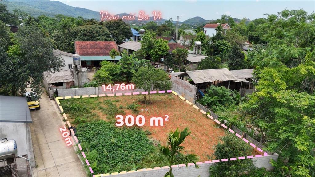 Mảnh đất đẹp ba vì hàng hiếm thị trường, giá đang rất thơm