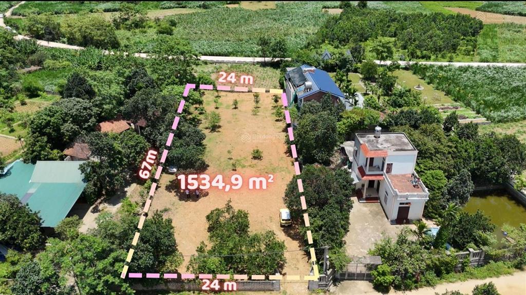 Mảnh đất đẹp ba vì hàng hiếm thị trường, giá đang rất thơm