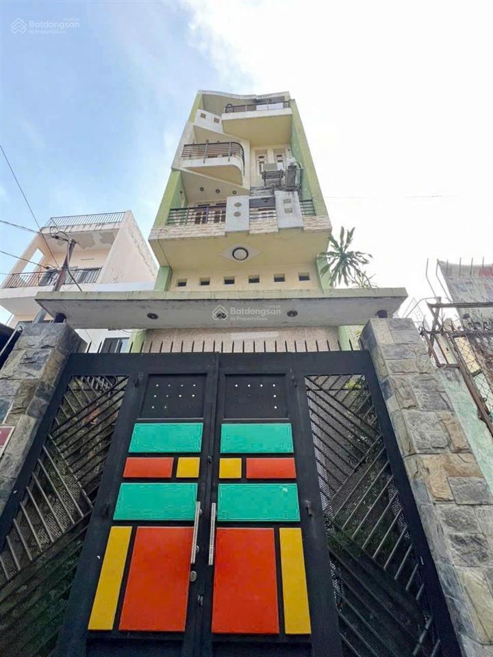 Hiếm nhà gần học viện cán bộ  4 tầng 5pn 8 tỷ 3 tl hẻm xe hơi bùi đình túy quận bình thạnh