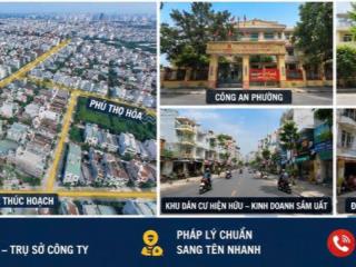 Mặt tiền tân phú đất full thổ cư 107m đường12m,vỉa hè2,5mtặng gpxd 5 tầng giá 12tỷ9 hướng nam