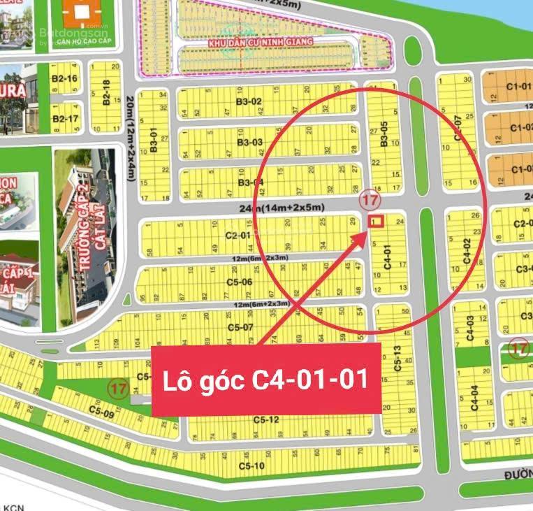 Bán lô góc hoa hậu trục đường chính 24m, dt 253,7m2 giá tốt chỉ 95 tr/m2.  0949 133 ***