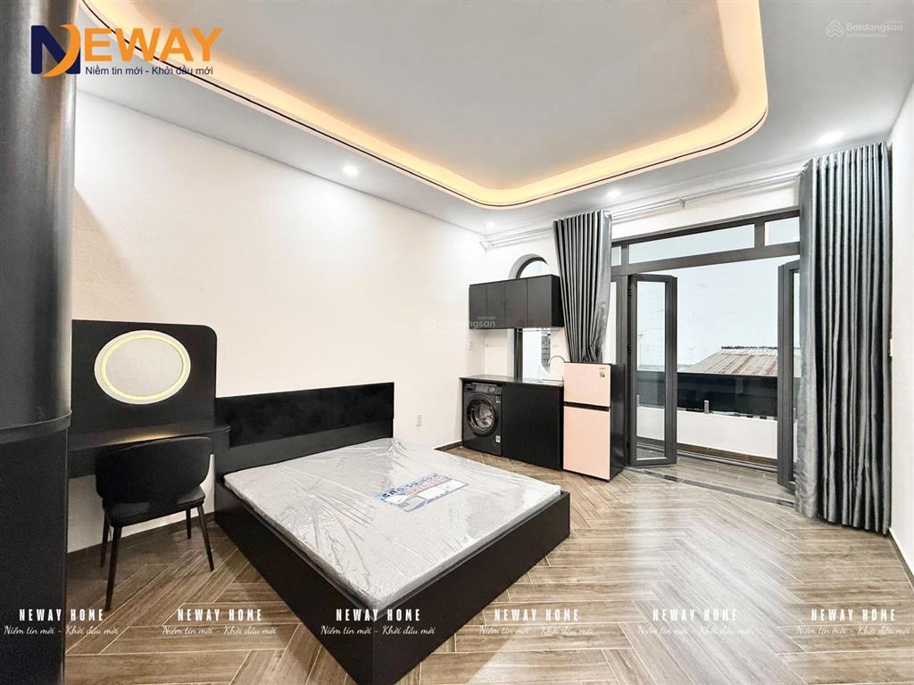 Căn hộ dịch vụ quận 6 giá 6.4tr full nội thất ban công mới xây gần galaxy kinh dương vương