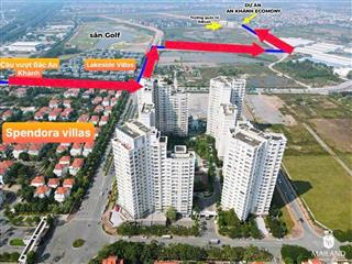 Bán shophouse mặt đường 40m đối diện 30 tòa chung cư splendora bắc an khánh chỉ 14,8 tỷ