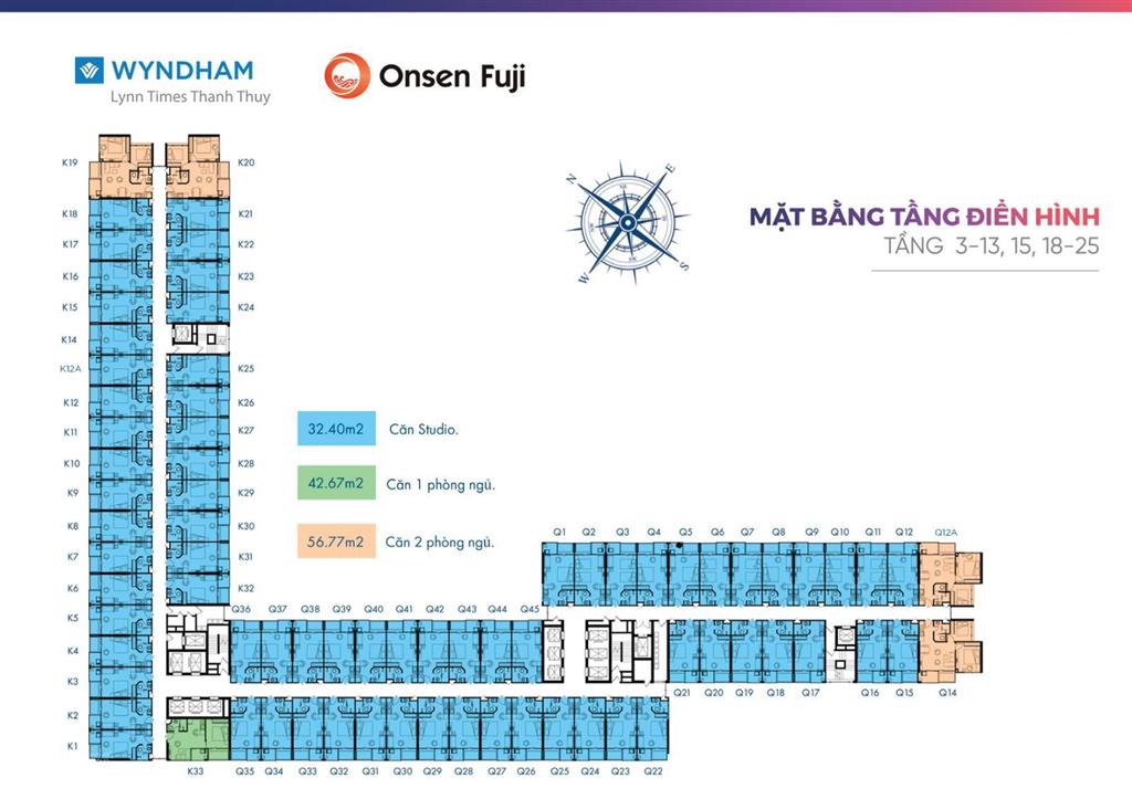 Cần nhượng lại căn tầng 16 tòa wyndham lynn times thanh thủy  chỉ 1,7 tỷ