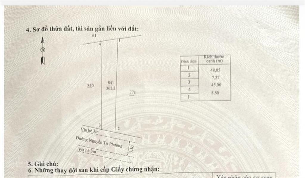 Bán đất tại đường nguyễn tri phương, phường hội an, thành phố đà nẵng