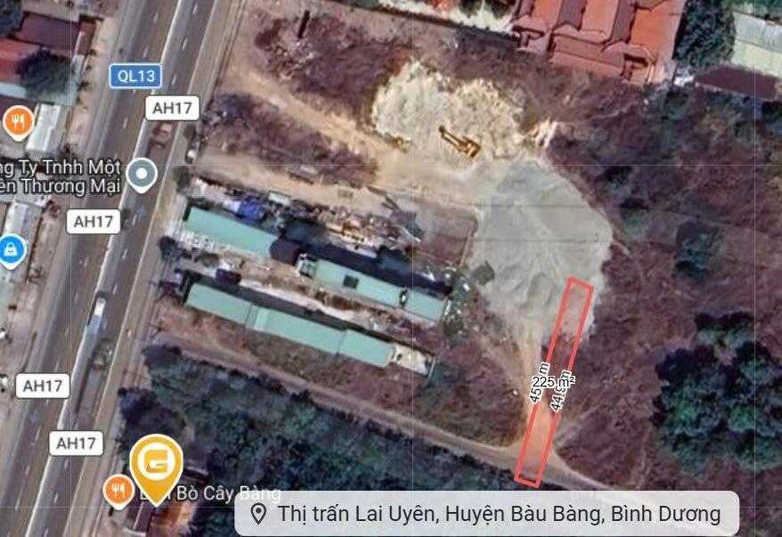 ĐẤT ĐẸP – GIÁ TỐT – CHÍNH CHỦ BÁN NHANH LÔ ĐẤT MẶT TIỀN TIỀM NĂNG TẠI huyện Bàu Bàng tỉnh