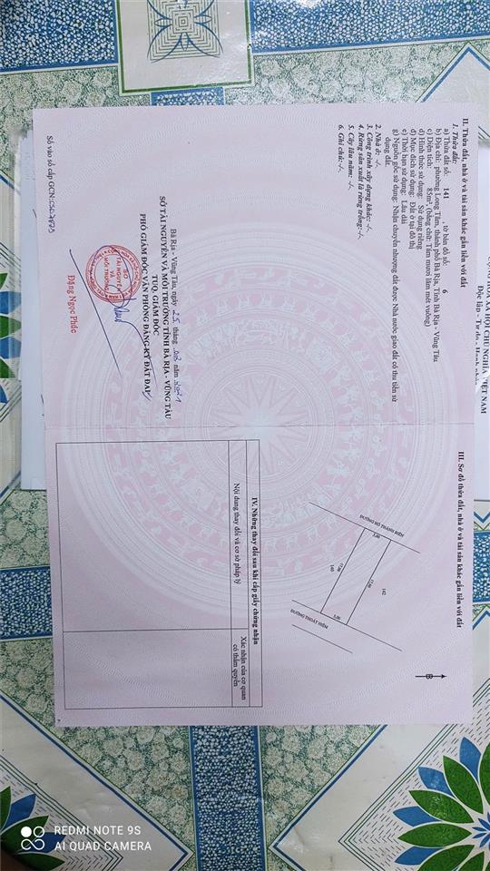 ĐẤT ĐẸP- GIÁ TỐT - Chính Chủ Cần Bán Đất  Phường Long Tâm, Thành phố Bà Rịa, Bà Rịa -