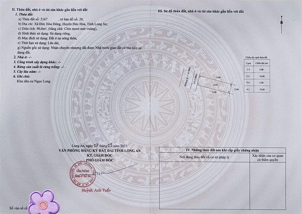 ĐẤT ĐẸP- GIÁ TỐT BÁN NHANH LÔ ĐẤT ĐẦU TƯ LÀ SINH LỜI TẠI huyện Đức Hòa tỉnh Long An