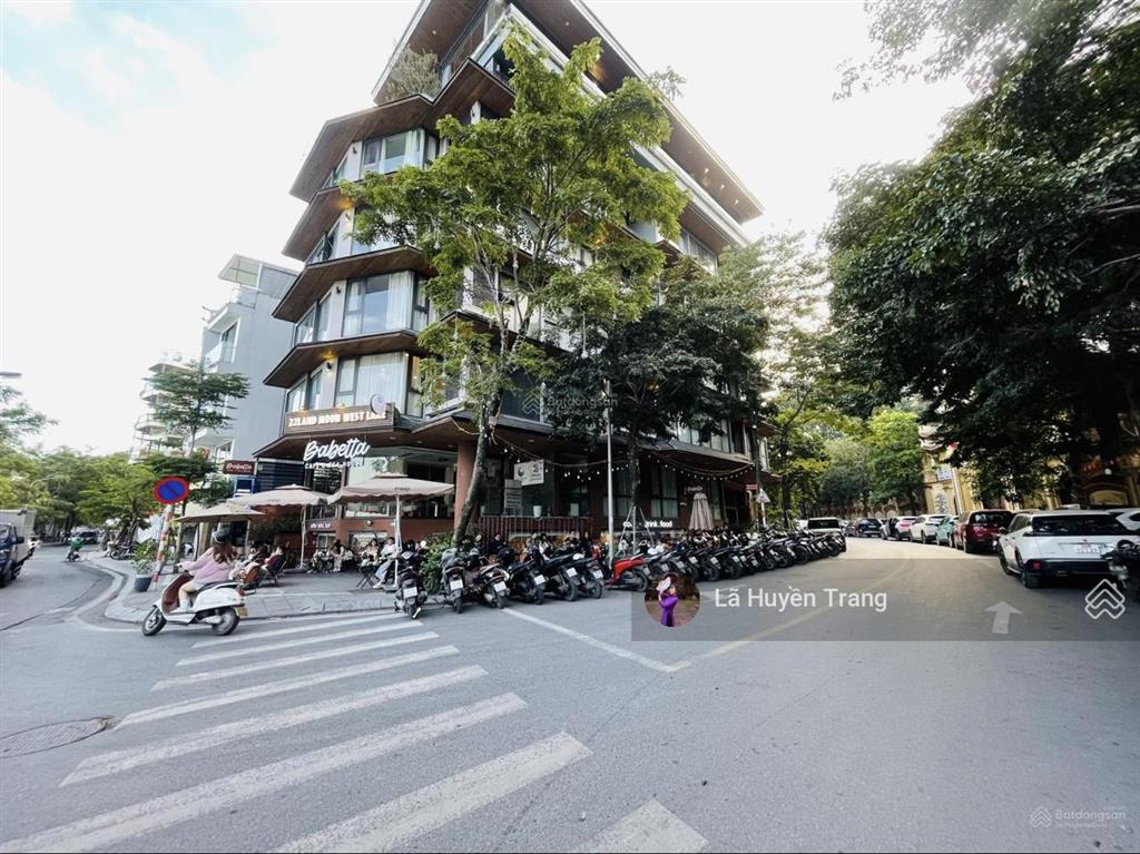 Lô góc võng thị  tây hồ 86m2  2 thoáng  ô tô đỗ cửa  kinh doanh  2 phút ra hồ tây  31,6 tỷ