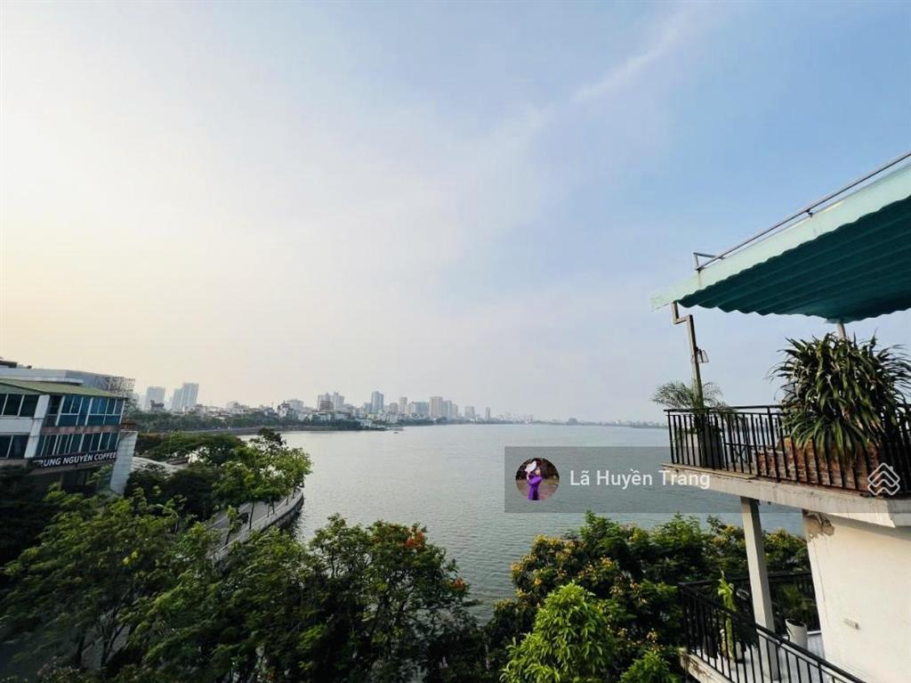 Giảm sâu 3tỷ  ba bước ra hồ tây  trích sài  lạc long quân  50m2  5 tầng  view hồ  19 tỷ