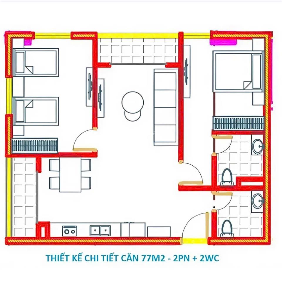 Bán căn hộ 77m2 chung cư 214 nguyễn xiển 145 kí hợp đồng mua bán. giá tốt nhất khu vực chỉ từ 7xtr