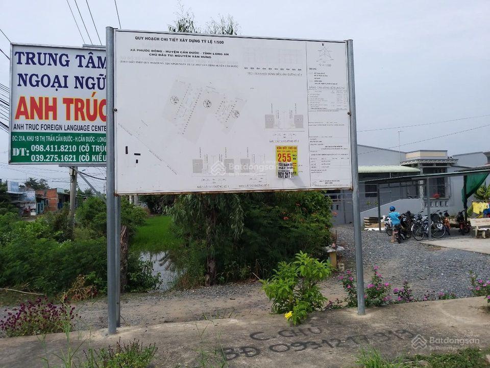 Đất gần chợ cần đước đón đầu ql50 mở rộng gần 50m