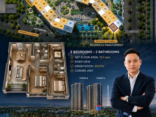 Bán cho người nước ngoài  căn hộ 3pn tại masteri rivera đà nẵng