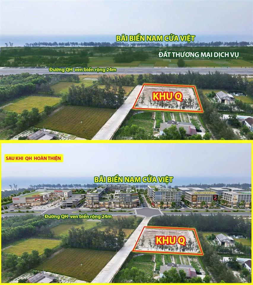Chính chủ bán mảnh đất ven biển nam cửa việt cách 200m, giá 630tr diện tích 103m2 ( sẵn sổ )
