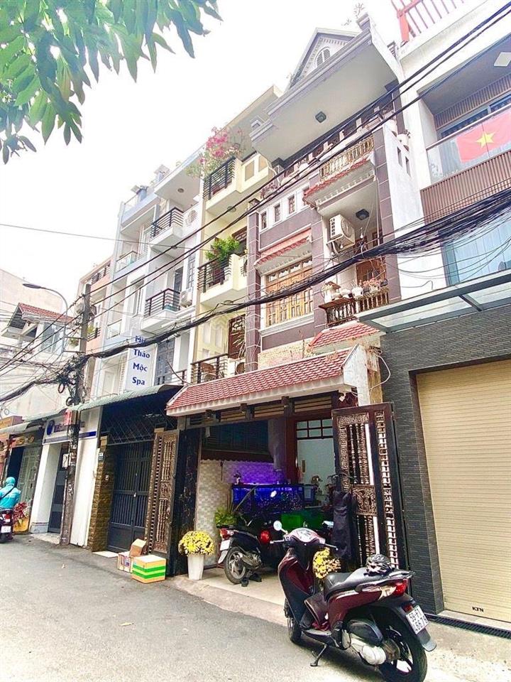 Bán nhà 4tầng hẻm xe tải kinh doanh 4x20m sát mặt đường phạm văn chiêu, an hội tây, 9 tỷ tl