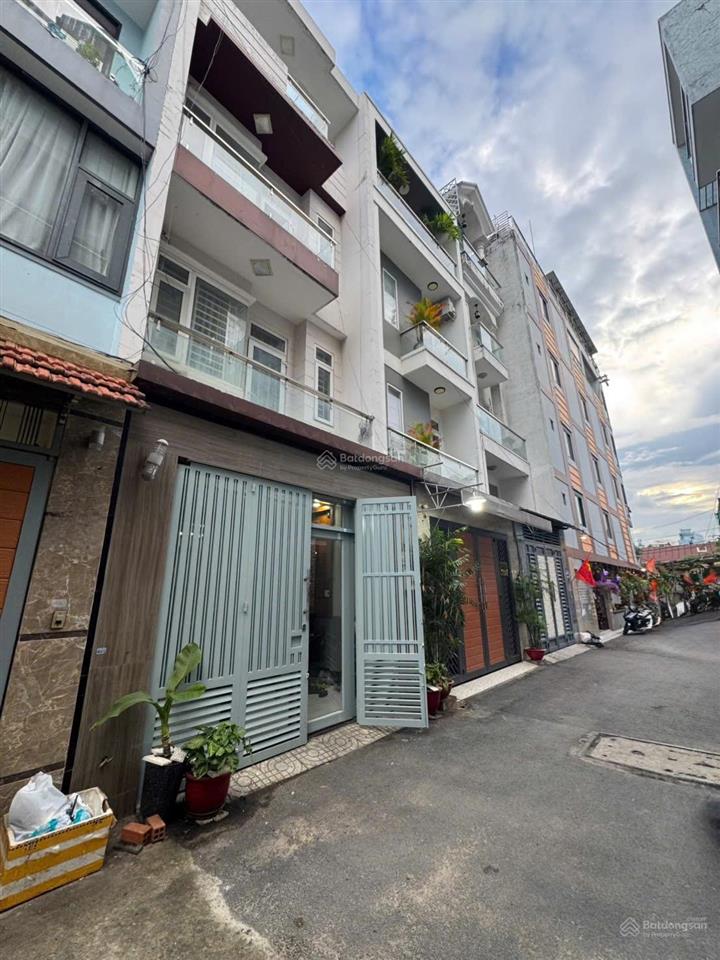 Hiếm bán nhà 4 tầng 4x17m nở hậu 4,5m hẻm ô tô nguyễn văn lượng, phường an hội đông tphcm 9tỷ9
